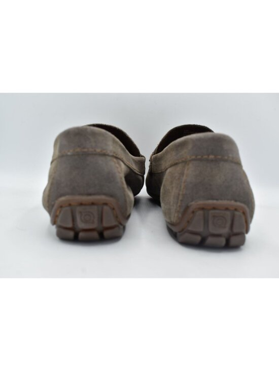 Born Mens Size 9.5 Andes Taupe Distressed Leather Slip On Moc Loafers Shoes main image 12